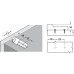 Adapter Housing Linear for Soft Close Mechanism Häfele Grey