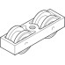 Fitting Set for Sliding Interior Doors Hawa-Junior 120/B Top hung system for low headroom doors For 1 door