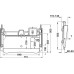 Keyboard Tray Deluxe Installed Length 503 mm Izon® For keyboards Black finish