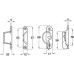Sash Fastener Fitch Pattern Brass Polished