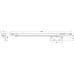 Door Holder Overhead for Inward Opening Doors Aluminium Steel and Plastic Hold-open angle 90° to 130° Silver