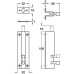 Barrel Bolt High Dome Width 32 mm Aluminium Satin anodised Length x width: 152 x 32 mm