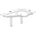 Support Washbasin Basic Version Ropox Left hand version