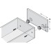 Drawer Front Adjuster Fits into Ø 25 mm Hole Black