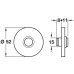Bell Push Round Stainless Steel Satin