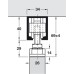 Complete Set for Sliding Interior Doors Hawa-Junior 80 Top hung system For 1 door Junior 80/Z with SoftMove 80