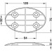 Table Top Connecting Fitting Modular Powder coated zinc Dark grey finish