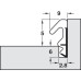 Door Seal for Gaps 5-7.5 mm Length 25 m Aquatex S20 Brown