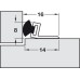 Door Seal Pile Polypropylene White