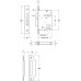 Modular Sashlock Case Mortice Cylinder Heavy Duty Backset 57 mm case size 76 mm satin stainless steel