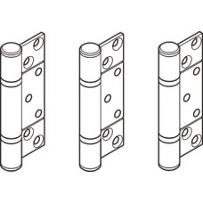 Hinge Set Inward Opening for Folding Patio Doors Slido Fold 100-U Top hung end folding system Gold finish