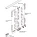 Bottom Channel for Folding Patio Doors Slido Fold Bottom rolling system end folding system Length 4.25 m