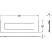 Letter Plate Sprung Flap 330 x 110 mm Stainless Steel Satin