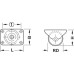Single Wheel Castor without Brake Ø 15-45 mm Plate Fixing Screw-on plate Wheel Ø 40 mm load capacity 35 kg swivel castor