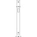 Latch Mortice for Flush Doors Stainless Steel Startec Backset 55 mm case size 84 mm satin