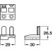 Stud Plate Kit Combines Night Vent and Shoot Bolt Keep Diecast Zinc Left and right plates