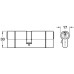 Euro Profile Cylinder Security 36/36 mm Length Snapsafe Double cylinder polished brass