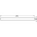 Paper Guides 25 x 318 mm Plastic Black