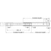 Ball Bearing Drawer Runners Single Extension Load Capacity 15 kg Accuride 2726 Two way travel runner For drawer depth 400-680 mm installed length 400 mm