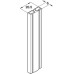 Intumescent Strip Length 1050 mm Aluminium Carrier IMP Fire and smoke seal Anodised