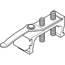 Track Stopper for Sliding Interior Doors Hawa-Junior 80 Inox Top hung system For adjustable mounting