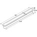 Paper Guides 25 x 318 mm Plastic Black