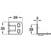 Shoot Bolt Keeps Security Steel BZP CR3 passivate Corner