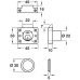 Rim Lock with Spring Bolt for Till /Cupboard Ref 4148 Ref 4148 Random key changes: left/right/till