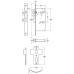 Roller Bolt Lock Mortice Bathroom Case Size 72 mm Backset 57 mm case size 72 mm springing standard