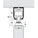 Fitting Set for Sliding Interior Doors Hawa-Junior 160/A Top hung system For 1 door
