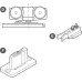 Fitting Set for Sliding Interior Doors Slido D-Line11 160C Top hung system For 1 door