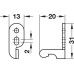 Spring Catch for Screw Fixing Automatic Tutch-Latch Bright galvanized