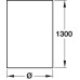 Steel Tube Length 1.3 m for Assembly of Rondella Table Leg or for Bespoke Design For cutting to size Ø 60 mm polished chrome plated