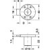 Inlaid Lock Minilock 40 with 18 Ø mm Cylinder Backset 20 mm Standard profile Key change FH1 right hand version