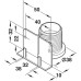 Plinth Adjuster with Bracket Press Fit and Screw Fixing Load Capacity 150 kg Load-bearing capacity 150 kg For panel thickness 19 mm