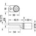 Central Rotary Lock Case Single Wing Symo 3000 For combination with Symo cylinder removable core Travel 17 mm nickel plated