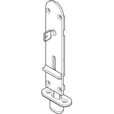 Flush Drop Bolt with Lock for Folding Patio Doors Slido Fold 100-U Top hung end folding system Length 190 mm gold finish