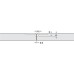 Table Hinge Self Supporting Folding Polished nickel plated