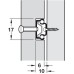 Ball Bearing Grooved Drawer Runners Single Extension Load Capacity 10 kg Suitable for 17 mm grooved drawers Drawer depth 352-570 mm