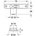 Mortice Lock Cylinder Ø 18 mm for Roller Shutter Mortice Lock Case Brass With fixed pin tumbler cylinder Keyed alike key change H1