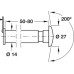 Door Viewer 200° for Door Thickness 50-80 mm Brass Startec Polished brass