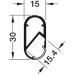 Aluminium Profile for LED Flexible Strip Lights Loox 5105 To suit Loox LED flexible strip lights 2029 2037 2043 2045 3013 and 3015 Wardrobe rail aluminium profile with frosted cover