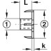 T-Nut with Four Prongs M8 internal thread galvanized