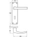 Lever Handles on Backplates for Lever Lock 152 mm Contract Satin anodised aluminium