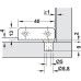 Glass Door Hinge Opening Angle 110° Simplex Black