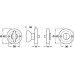 WC Release and Inside Turn for Startec Space Lever Handles 304 Stainless Steel Emergency release and inside turn Polished/satin stainless steel