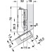 Concealed Cup Hinge 110° for 30° Angle Click on Arm Tiomos Screw fixing cup 45/9.5 with soft close
