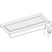 LED Shelf Light 240 V Length 600-900 mm Wing With touch LED sensor switch Length 600 mm cool white 4250-4600 K