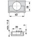 Concealed Cup Hinge Pie-Cut Corner Hinge with Full-Cup Drill Hole Tiomos Pcc For connecting two corner cabinet doors Screw fixing without soft close