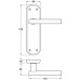 Lever Handles on Backplates for Lever Lock Zinc Alloy Varthen Designed for interior doors Polished chrome